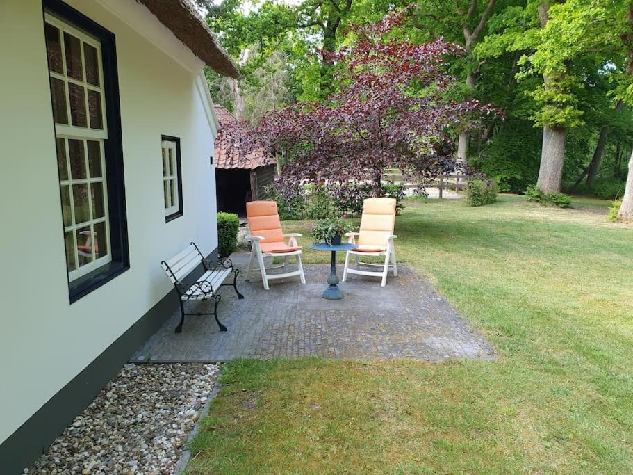 Midden In De Friese Bossen Op Landgoed Princenhof Oranjewoud Extérieur photo